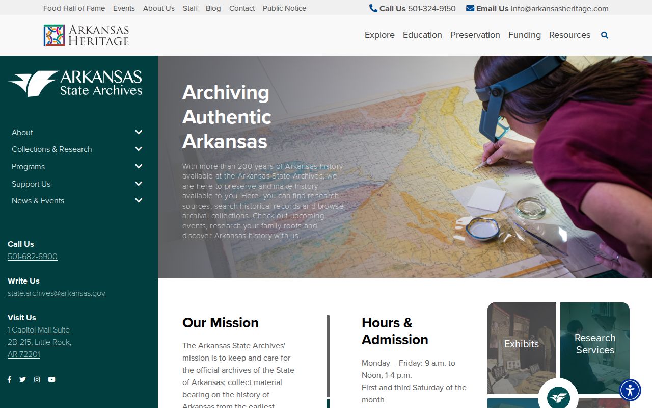 Arkansas State Archives resources for Pine Bluff city directory research