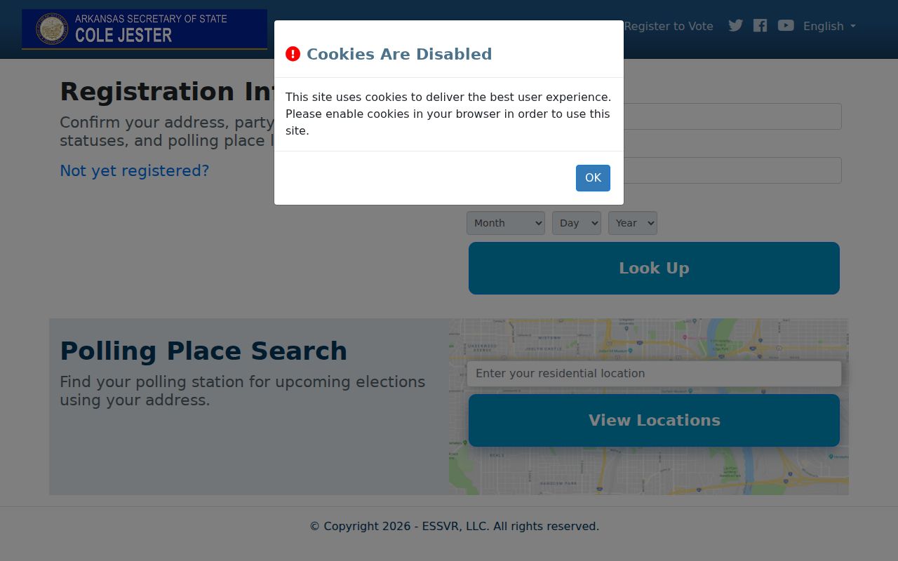 Pine Bluff residents directory Arkansas voter lookup